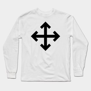 Arrow Cross Long Sleeve T-Shirt